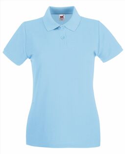 Afbeelding van FOTL Lady-Fit Premium Polo, Sky Blue, S