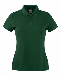 Afbeelding van FOTL 65/35 Lady-Fit Polo, Bottle Green, S