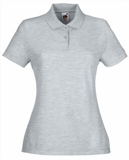 Afbeelding van FOTL 65/35 Lady-Fit Polo, Heather Grey, S