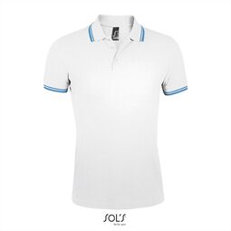 Afbeelding van SOL'S Pasadena Men, White/Aqua, S