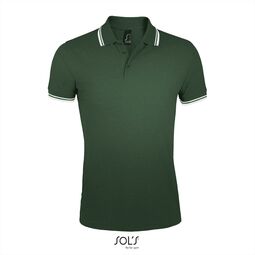 Afbeelding van SOL'S Pasadena Men, Forest Green/White, S