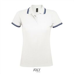Afbeelding van SOL'S Pasadena Women, White/Navy, S