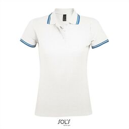Afbeelding van SOL'S Pasadena Women, White/Aqua, S