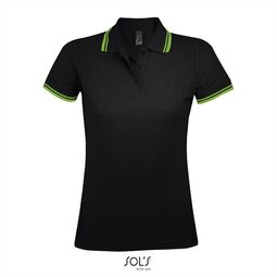 Afbeelding van SOL'S Pasadena Women, Black/Lime, S