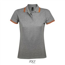 Afbeelding van SOL'S Pasadena Women, Melange Grey/Orange, S