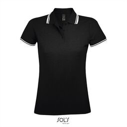 Afbeelding van SOL'S Pasadena Women, Black/White, S