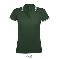 Afbeelding van SOL'S Pasadena Women, Forest Green/White, S