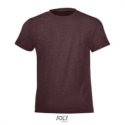 Afbeelding van SOL'S Regent Fit Kids, Heather Oxblood, 2jr