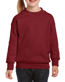 Afbeelding van Gildan Sweater Crewneck HeavyBlend for kids | 219 Garnet | XL