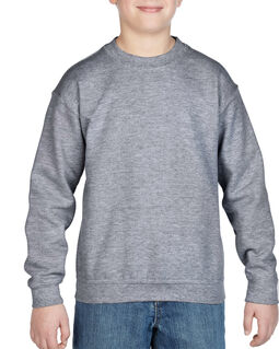 Afbeelding van Gildan Sweater Crewneck HeavyBlend for kids | 424 Graphite Heather | XL