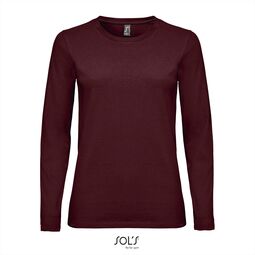 Afbeelding van SOL'S Imperial LSL Women, Oxblood, S
