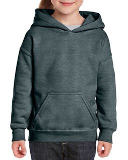 Afbeelding van Gildan Sweater Hooded HeavyBlend for kids | 446 Dark Heather | XL