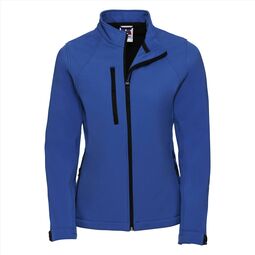 Afbeelding van RUS Ladies Softshell Jacket, Azure Blue, XS