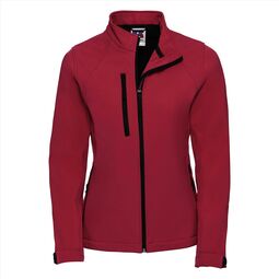 Afbeelding van RUS Ladies Softshell Jacket, Classic Red, XS