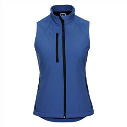 Afbeelding van RUS Ladies Softshell Gilet, Azure Blue, XS