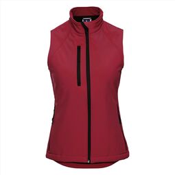 Afbeelding van RUS Ladies Softshell Gilet, Classic Red, XS