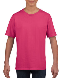Afbeelding van Gildan T-shirt SoftStyle SS for kids | 010 Heliconia | XL