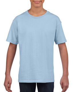 Afbeelding van Gildan T-shirt SoftStyle SS for kids | 536 Light Blue | XL