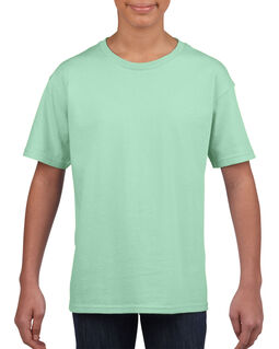 Afbeelding van Gildan T-shirt SoftStyle SS for kids | 345 Mint Green | XL