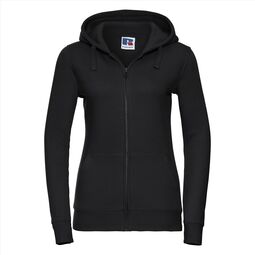 Afbeelding van RUS Ladies Authentic Zip Hood Jacket, Black, XS
