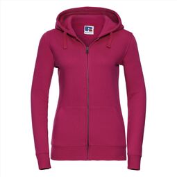 Afbeelding van RUS Ladies Authentic Zip Hood Jacket, Fuchsia, XS
