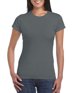 Afbeelding van Gildan T-shirt SoftStyle SS for her | Charcoal | XXL
