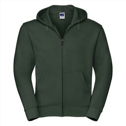 Afbeelding van RUS Men Authentic Zip Hood Jacket, Bottle Green, XS