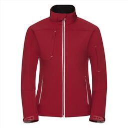 Afbeelding van RUS Ladies Bionic Softshell Jacket, Classic Red, XS