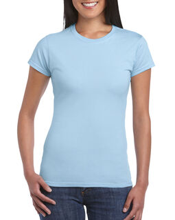 Afbeelding van Gildan T-shirt SoftStyle SS for her | 536 Light Blue | XXL