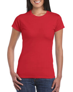 Afbeelding van Gildan T-shirt SoftStyle SS for her | 7620 Red | XXL