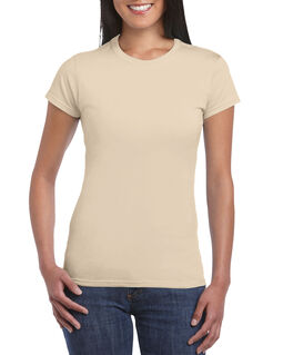 Afbeelding van Gildan T-shirt SoftStyle SS for her | 7528 Sand | XXL