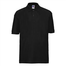 Afbeelding van RUS Children's Classic Polycot. Polo, Black, 1-2jr