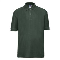 Afbeelding van RUS Children's Classic Polycot. Polo, Bottle Green, 1-2jr