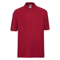 Afbeelding van RUS Children's Classic Polycot. Polo, Classic Red, 1-2jr
