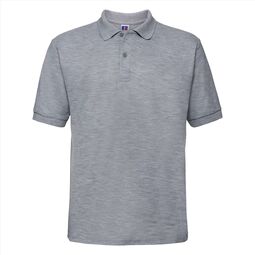 Afbeelding van RUS Men Classic Polycotton Polo, Light Oxford, XS
