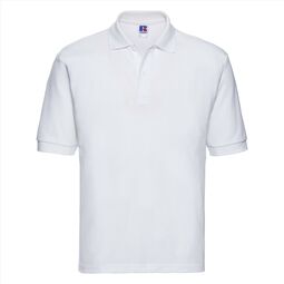 Afbeelding van RUS Men Classic Polycotton Polo, White, XS