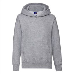 Afbeelding van RUS Children's Hooded Sweatshirt, Light Oxford, 3-4jr