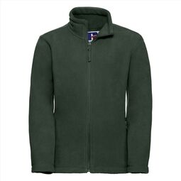 Afbeelding van Children's Full Zip Outdoor Fleece, Bot. Green, 3-4jr, RUS