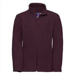 Afbeelding van Children's Full Zip Outdoor Fleece, Burgundy, 3-4jr, RUS