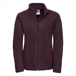 Afbeelding van RUS Ladies Full Zip Outdoor Fleece, Burgundy, XS