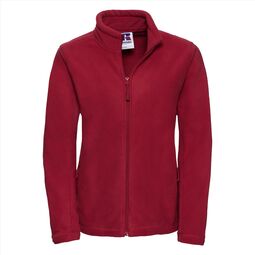 Afbeelding van RUS Ladies Full Zip Outdoor Fleece, Classic Red, XS