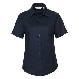Afbeelding van RUS Ladies Shortsleeve Clas. Oxford Shirt, Bright Navy, S