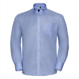 Afbeelding van RUS Men LSL Clas. Ultimate Non-Iron Shirt, Bright Sky, S