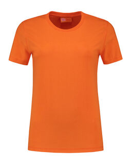 Afbeelding van L&S T-shirt iTee SS for her | Orange | XL