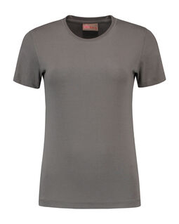 Afbeelding van L&S T-shirt iTee SS for her | Pearl Grey | XL