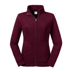 Afbeelding van RUS Ladies Authentic Sweat Jacket, Burgundy, XS