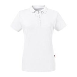 Afbeelding van RUS Ladies Pure Organic Polo, White, S