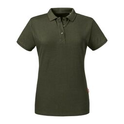 Afbeelding van RUS Ladies Pure Organic Polo, Dark Olive, S