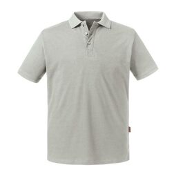 Afbeelding van RUS Mens Pure Organic Polo, Stone, S