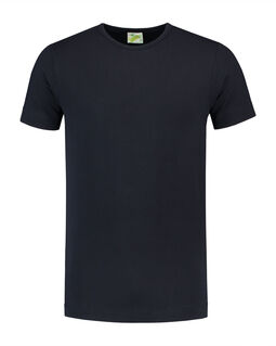 Afbeelding van L&S T-shirt Crewneck cot/elast SS for him | Dark Navy | 3XL
